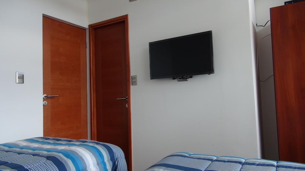 Hostal Los Avellanos 테무코 객실 사진